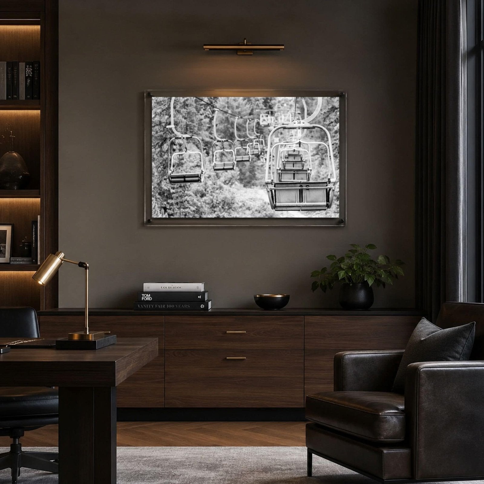 Chair Line Acrylic Wall Art Print