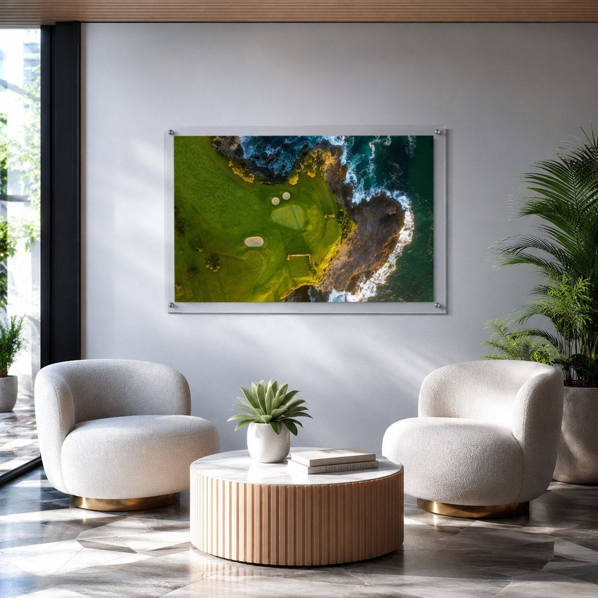 Coastal Hazard Acrylic Wall Art Print - Horizontal