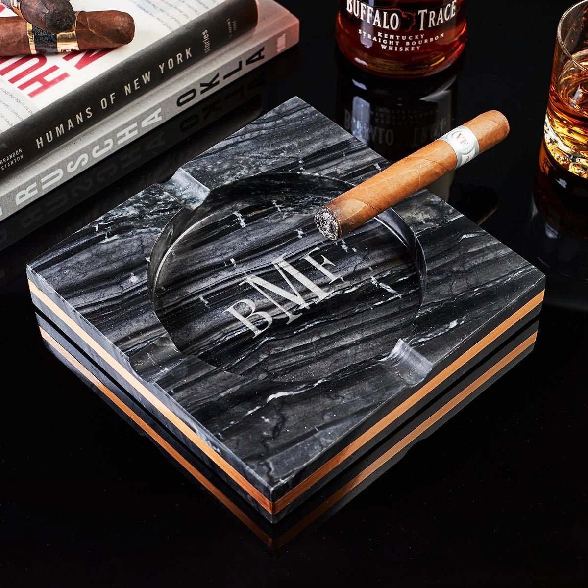 Engraved Cigar Ashtray
