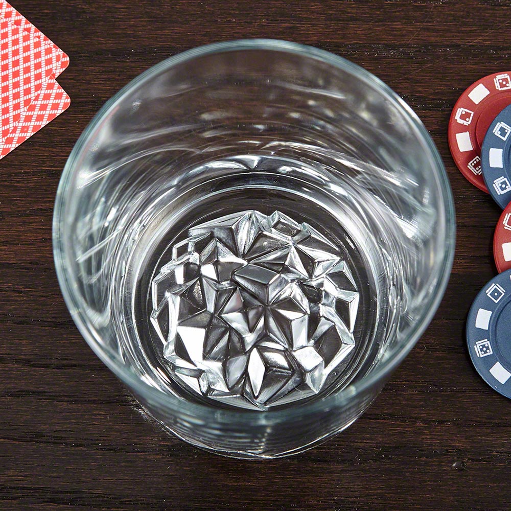 Glacier Bottom Custom Whiskey Glass - Vintage Inspired Glassware