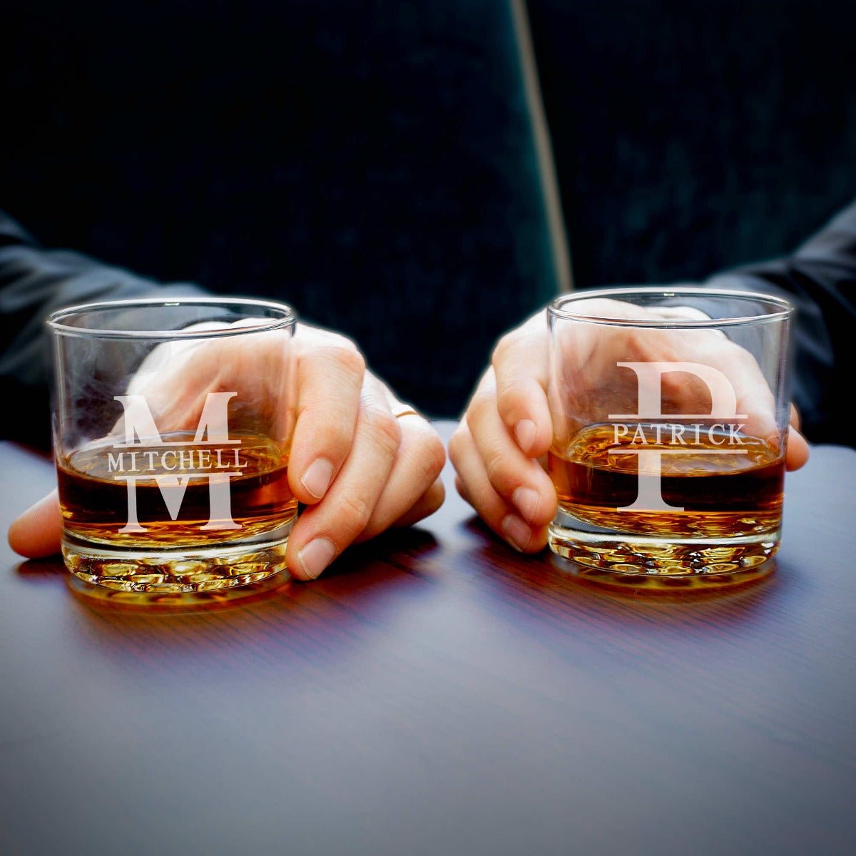 Halo Cocktail Smoker Set 7pc with Two Personalized Glasses