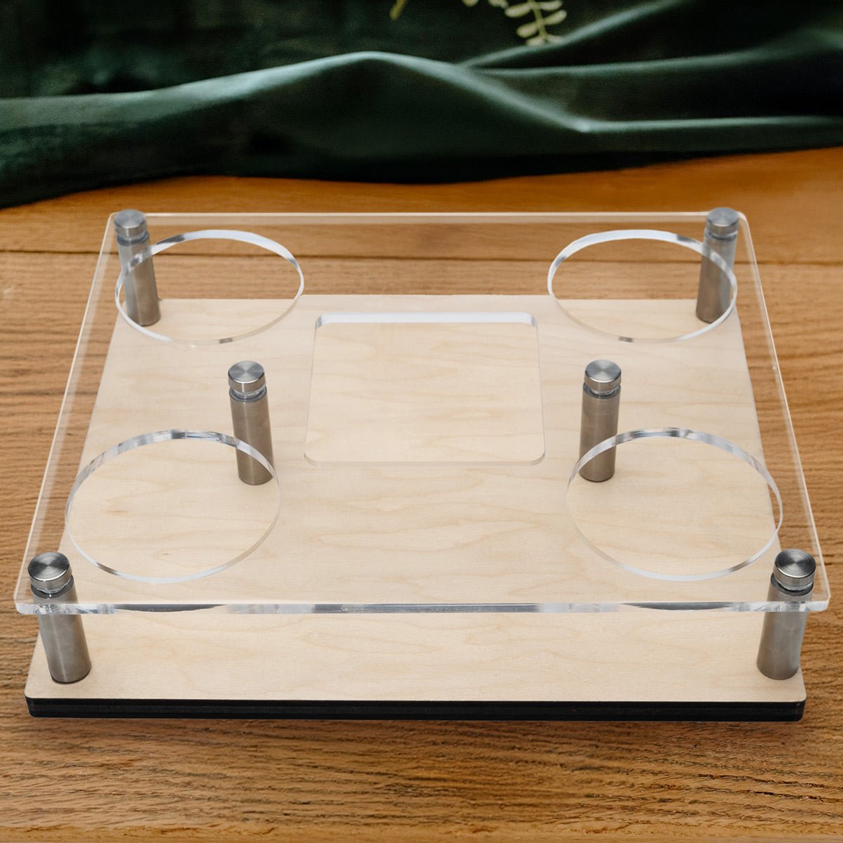 Lawyer Presentation Set with Custom Whiskey Decanter and Glasses - Bar Serving Tray & Lawyer Graduation Gift