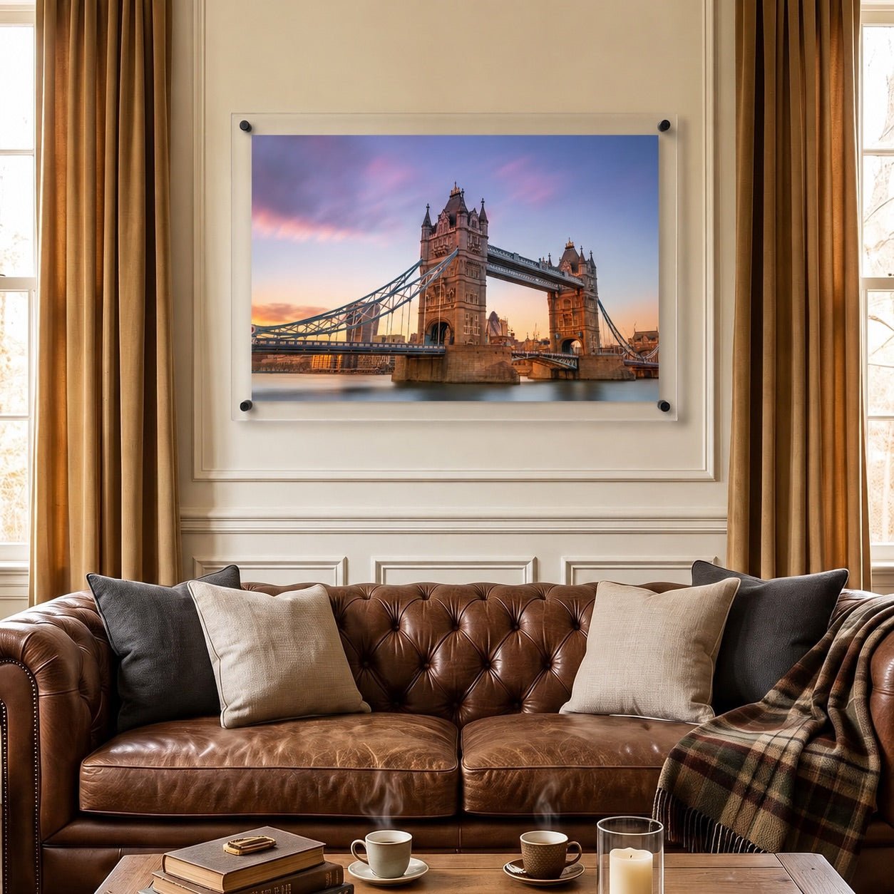 London Lights Acrylic Wall Art Print