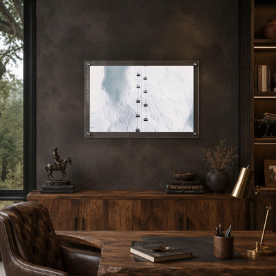 Powder Map Acrylic Wall Art Print