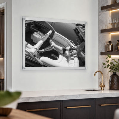 Sea La Vie Black & White Acrylic Wall Art Print