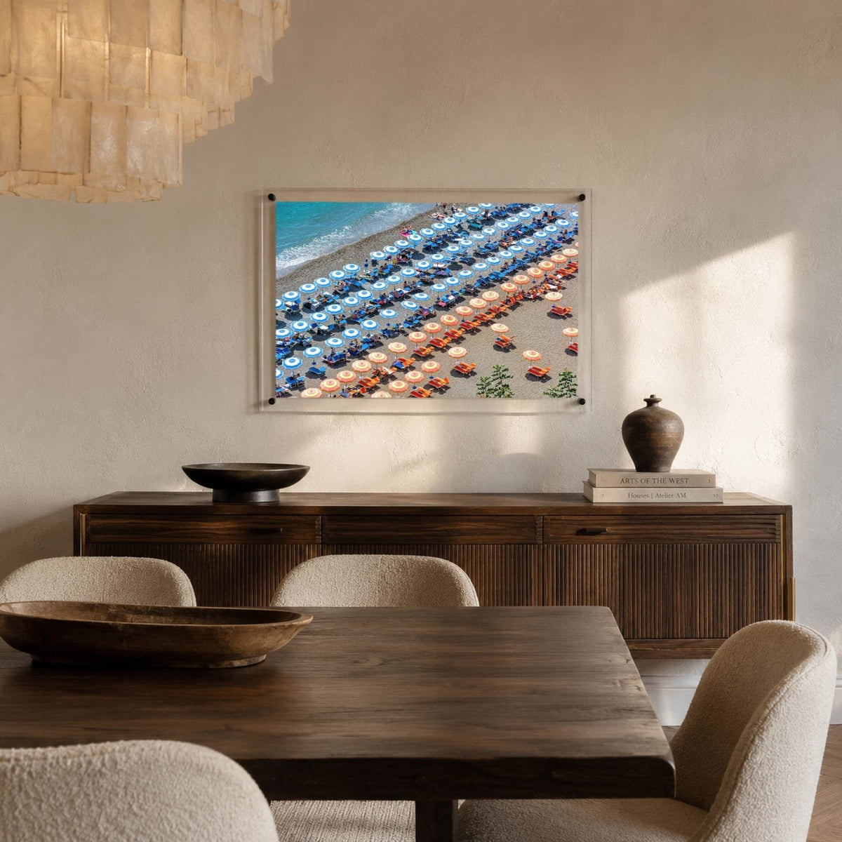 Stripes & Spritz Acrylic Wall Art Print