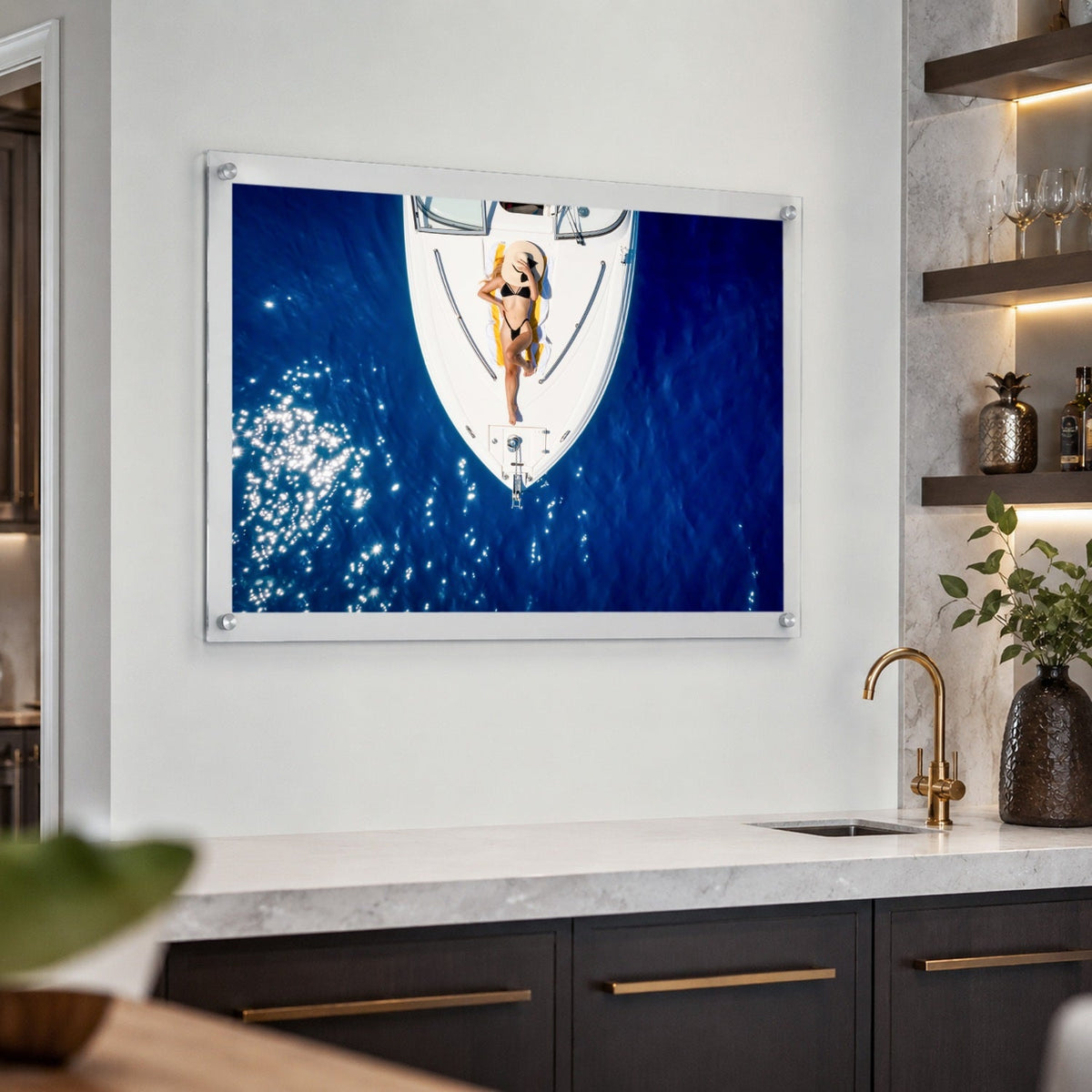 Sun Deck Society Acrylic Wall Art Print - Horizontal