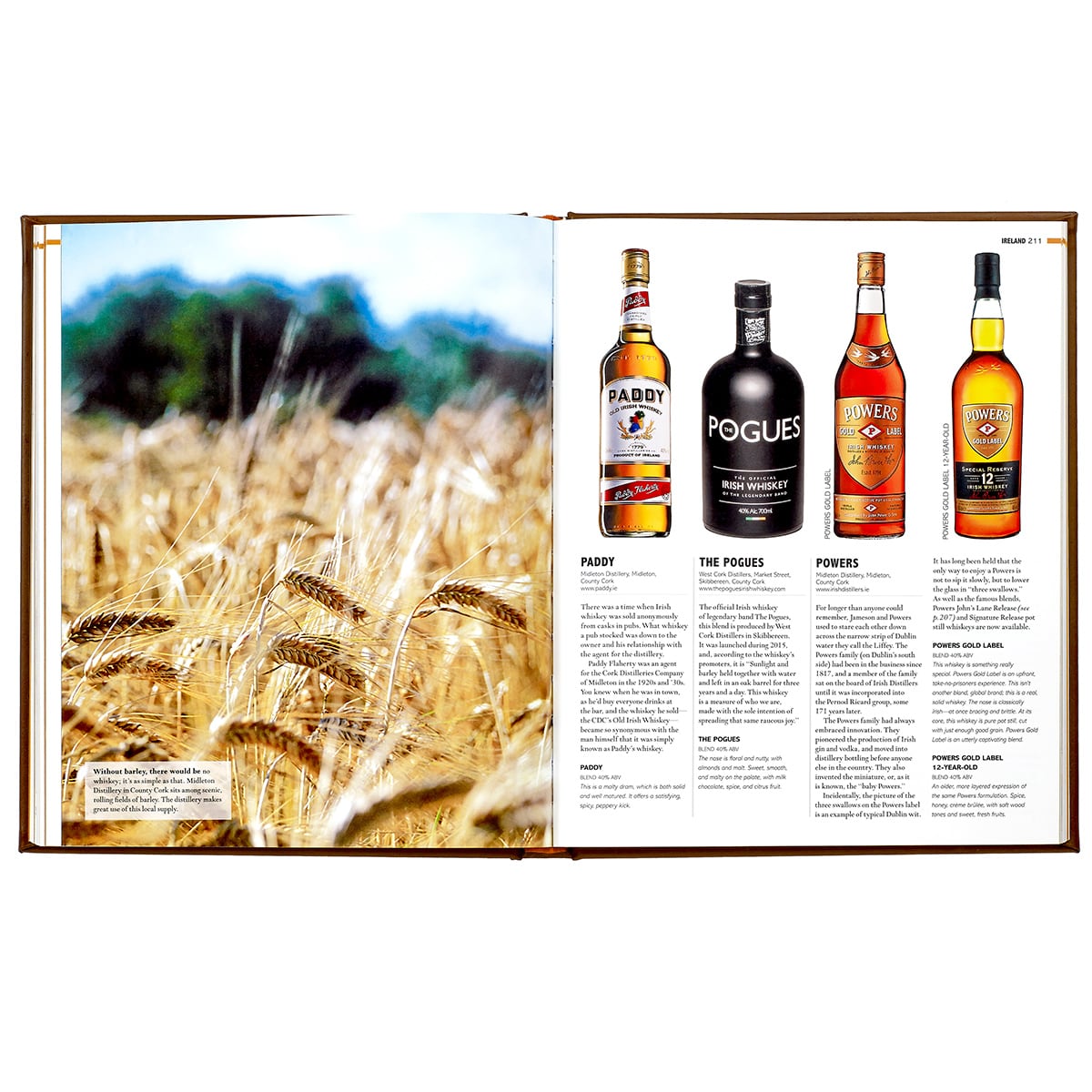 World Whiskey, Custom Brown Leather - Bound Book