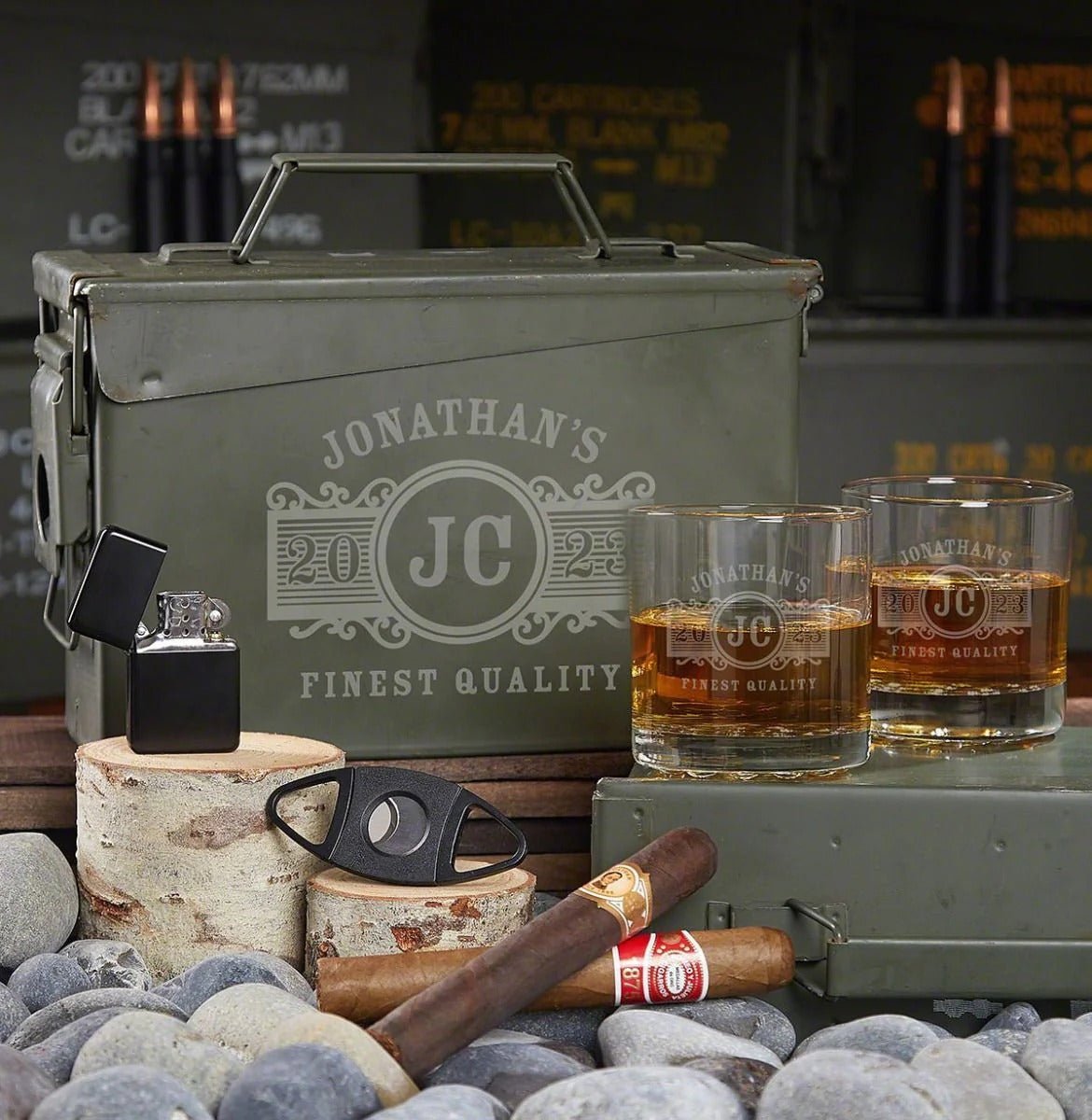 Ammo Can with Smoker Set