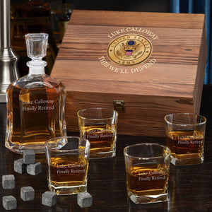 Decanter + Four Glasses + Box