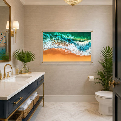 Copper Tide Acrylic Wall Art Print