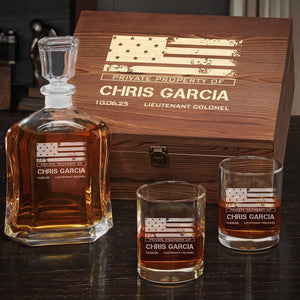 Decanter + Two Glasses + Box