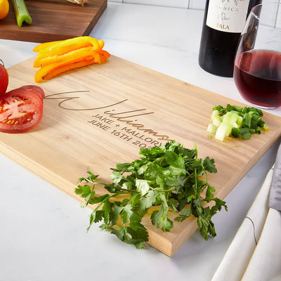 Custom Cutting Board Gift
