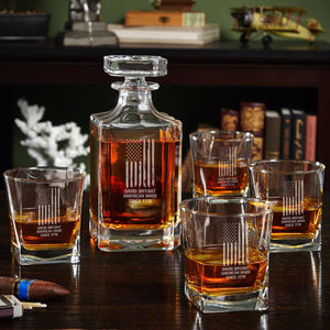 Carson Decanter + Four Glasses