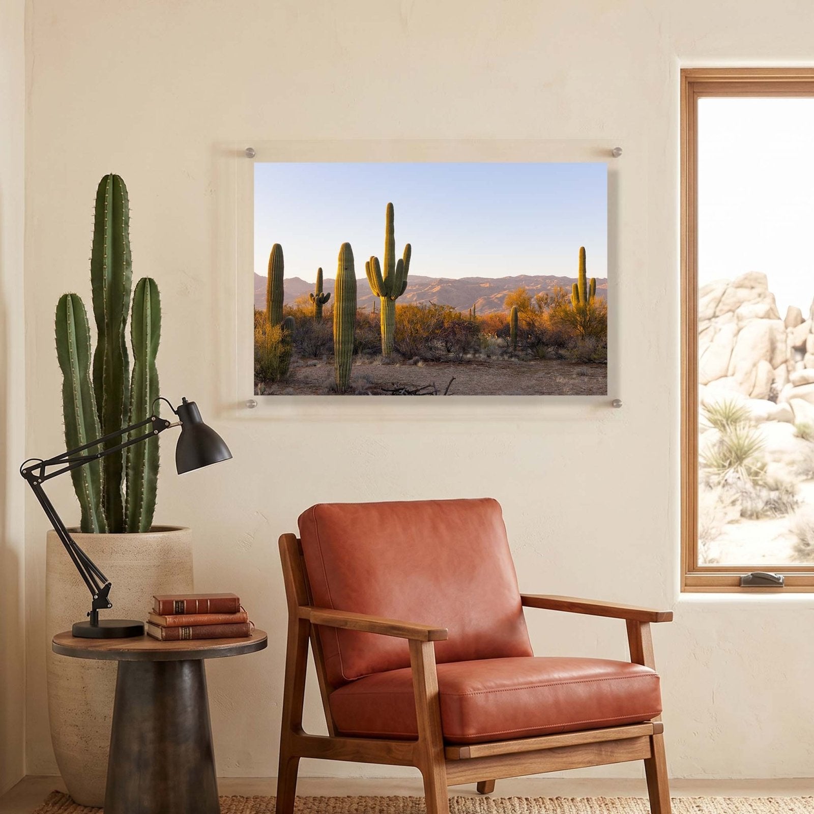 Desert Lineup Acrylic Wall Art Print
