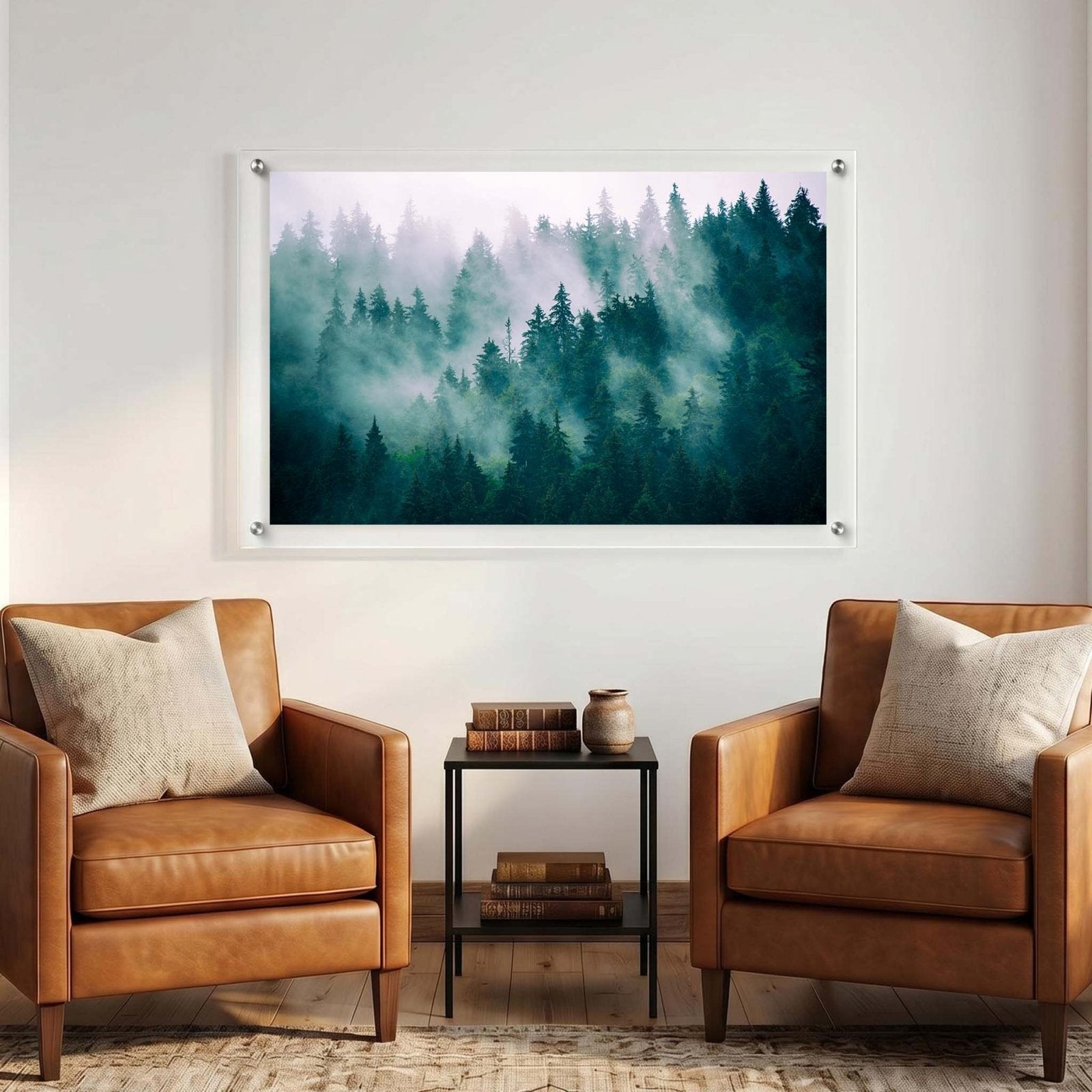 Evergreen Haze Acrylic Wall Art Print