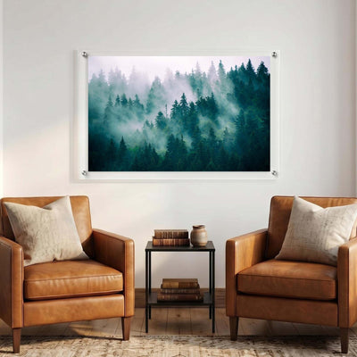 Evergreen Haze Acrylic Wall Art Print