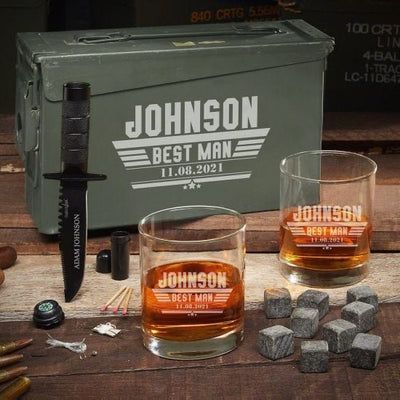 Groomsmen Ammo Can set