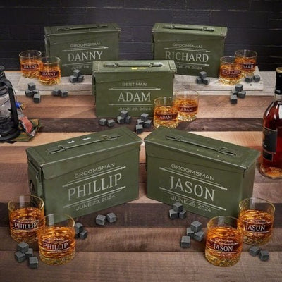 Groomsmen Ammo Can Set