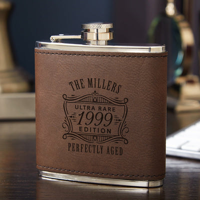 Leather Wrapped Flask
