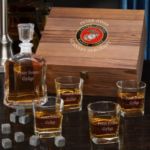Decanter + Four Glasses + Box