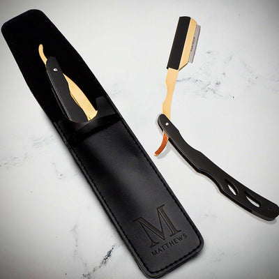 Benton Custom Straight Razor Kit with Replacement Blades