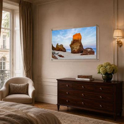 Sunlit Stone Acrylic Wall Art Print