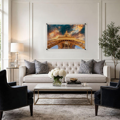 Under the Eiffel Acrylic Wall Art Print