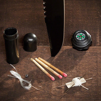 Personalized Set of 5 Survival Groomsmen Knives